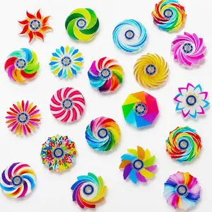 40pcs Fidget Colorful Spinners for Kids, Fidgets Toys Bulk for Adults, Christmas Gifts Anxiety Toys Stress Relief Fidgets Easter Christmas Basket Stuffers Classroom Prizes