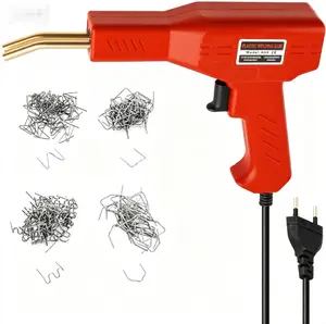 EU Standard Plug | 2026 New Upgraded Plastic Welding Gun Kit Professional-grade plastic welding tool, equipped with 200 staples in 4 sizes plus LED lighting Fast-heating plastic repair kit, suitable for repairing car bumpers, mudguards and other plastic p