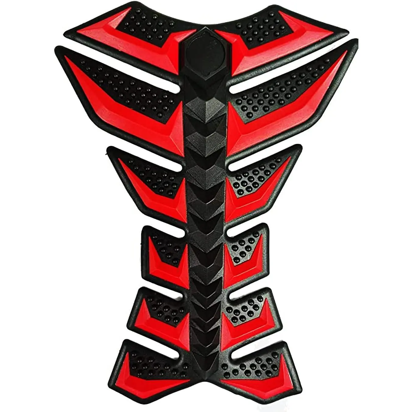 Universal 3D Red Rubber Side Tank Pad Protector Compatible With Honda CBR1000RR CBR600RR Suzuki GSXR 750 600 1000 Hayabusa GIXXER Kawasaki ZX6R ZX10R NINJA 300 400 650 1000 Versys Yamaha R1 R3 R6