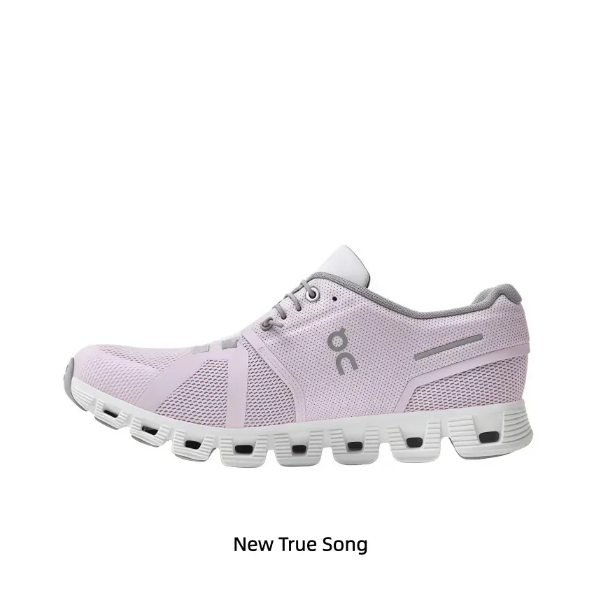 Women's Blush Pink Engineered Mesh Running Sneakers - Breathable Woven Upper for Dry Ft, Signature Segmented Cloud Cushion Midsole for Flexibility (Sports Collectibles Accessory)
