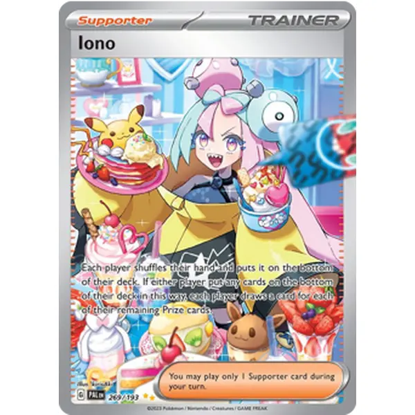 Pokemon TCG Iono - 269/193 Paldea Evolved Near Mint Trading Card Single