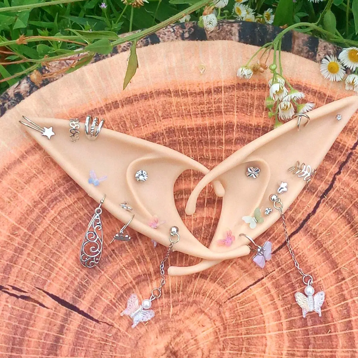 Fairy / Elf ears ( Butterfly style) synthetic