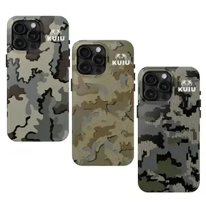 Kuiu Camo iPhone Case Mountain Hunting Camouflage Phone Cover Backcountry Tactical Gear Gift for Him for iPhone 17 16 15 14 13 12 11 Pro Max Plus Shell
