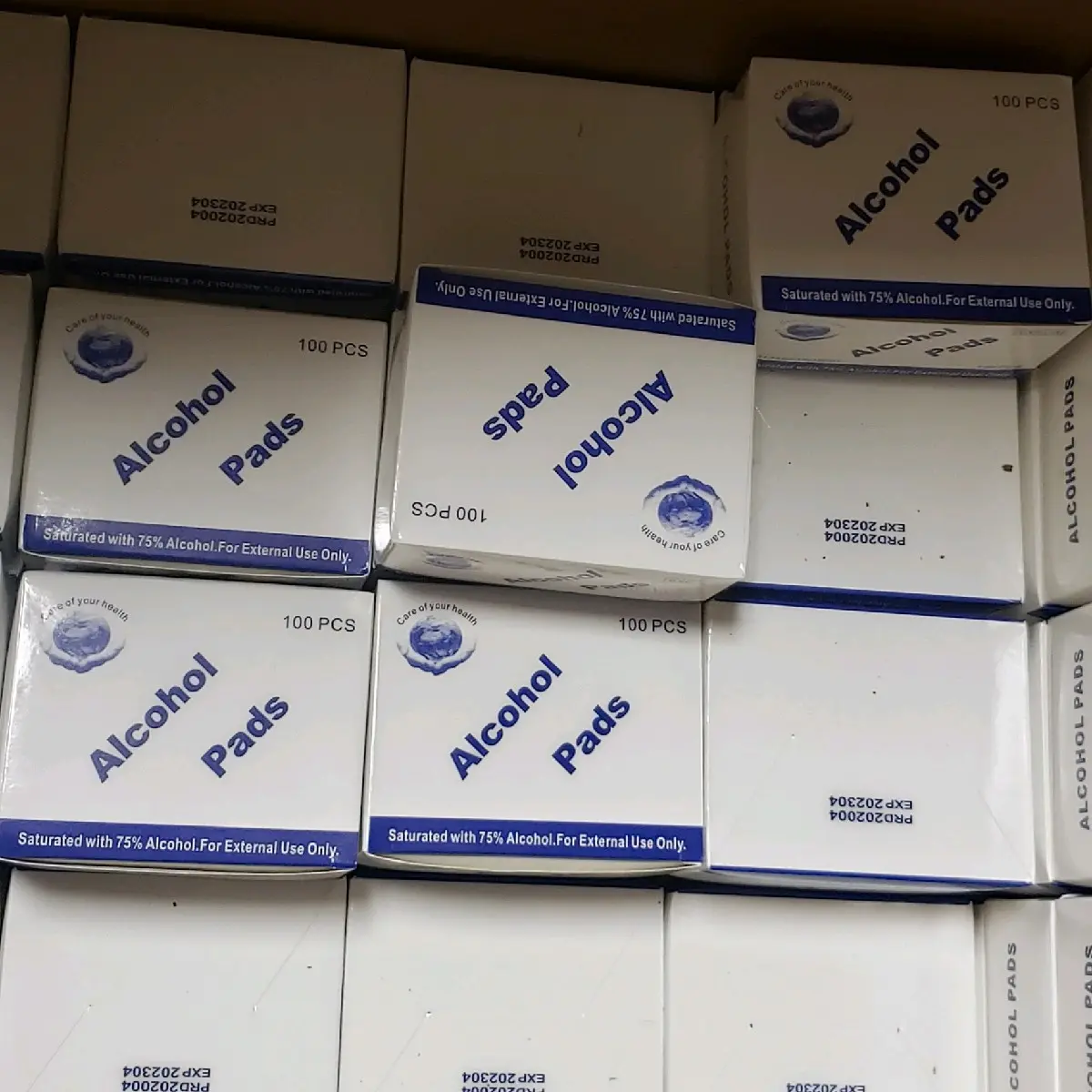 600 Alcohol Pads 75% Saturated Alcohol Prep Pads