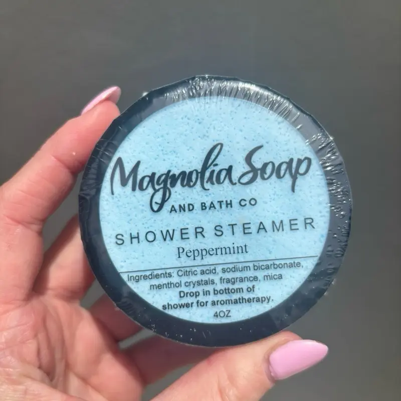 Magnolia Soap Shower Steamer - Aromatherapy with Citric Acid, Sodium Bicarbonate, Menthol & Fragrance
