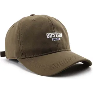 Boston Hat Unisex Soft Baseball Cap Dad Hat Adjustable Trucker Cap