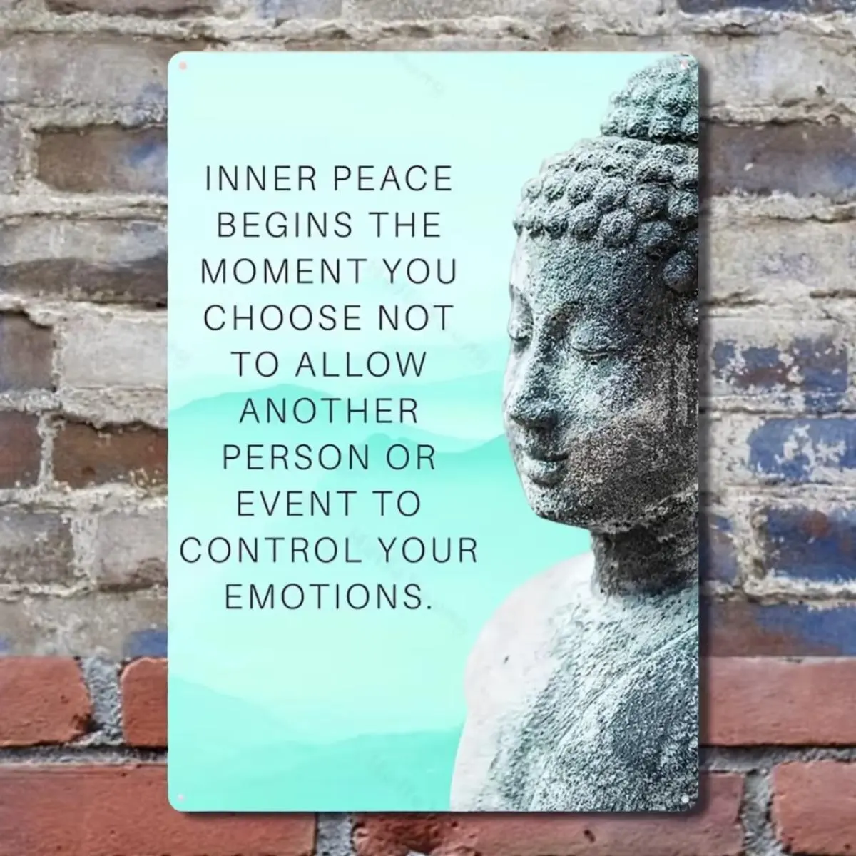 Buddha Art Poster, Inspirational Zen Art Print, Serene Wall Decor, Home Wall Art for Bathroom, Yoga & Meditation Spaces, Thoughtful Gift for Mindful Living Enthusiasts, Ornaments