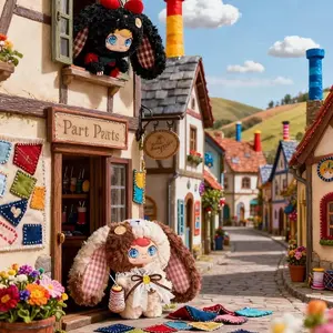 ZAZAZha BBtoy Patch Town Vinyl Plush Blind Box