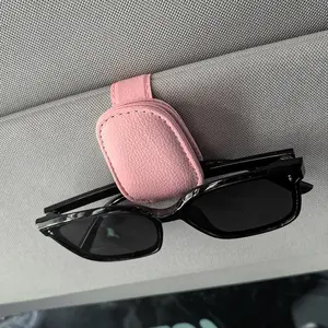 1PCS Count Auto Eyeglasses Holder, Universal Car Sun Visor Glasses Clip, Vehicle Interior Accessories, Eyewear Storage Bracket, Car Organization Supplies, Car Accessories