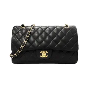 Pre-owned CHANEL leather Shoulder Bags Black Medium CF