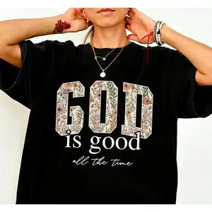 Free shipping | New Year Sale | God is good Christian shirt Comfort, Religious T-shirt for women, Bible verse shirt gift