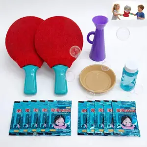 Ping Pong Bubble Toy Effortless Giant Bubbles Safe Bubble Maker for Kids Families Outdoor Bubble Fun summerwins