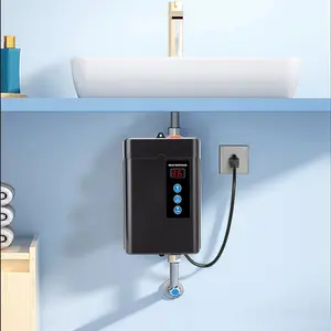 110v 3000w Instant Electric Water Heater, tankless, UnderCounter, ldeal for Hand Washing, Energy Efficient,Compact Design