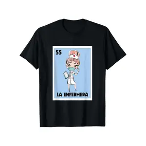La Enfermera Mexican Bingo Card The Nurse Nursing Spanish T Shirt