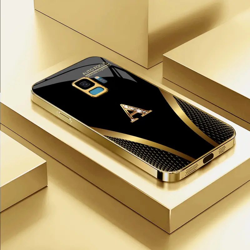 Suitable for [Galaxy S9] high-end  phone case，Choose from 26 sophisticated, minimalist letters—featuring a premium, understated design.YM99
