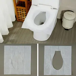 50-Pack, 10-Pack, Disposable Toilet Seat Cover Paper, Portable Travel Toilet Seat Cover Paper, Toilet Seat Paper, Toilet Seat Protector