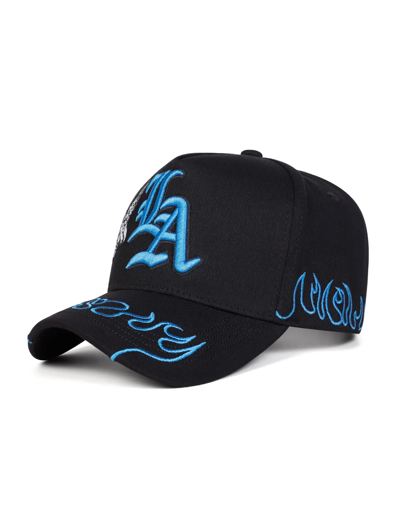 Unisex Gothic La Angel Five-Sided Baseball Hat, Adjustable Sun Protection Casual Hat for Spring & Fall, Outdoor Travel Beach Vacation, Baseball Cap Adjustable