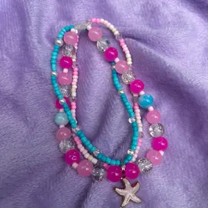 3-in-1 Elastic Cotton Candy Bracelet Stack, Platinum & Carat Gold Jewelry Accessory Bracelet