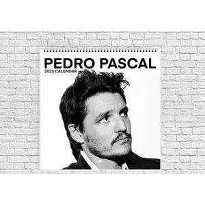 Soft Cactus Pedro Pascal 2025 Calendar Wall Calendars Wall Hanging Calendar