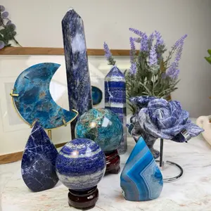 Crystal Forest 4 -Live Claim- Natural Crystal Home Decor - Including Tower, Sphere, Carving, Specimen | Jewelry Accessories & Derivatives