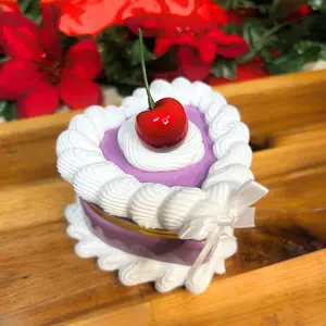 Mini Heart-Shaped Cake Jewelry Box