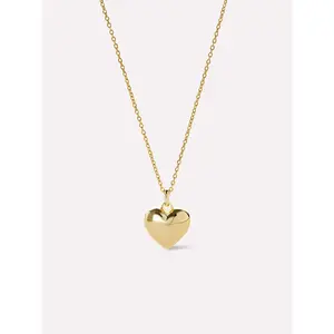 Gold Heart Necklace - Lev Small Gold Heart Necklace - Lev Small