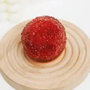 Pawtoto Pink Grape Beads Crystal Mochi Ball Decor Set | Handcrafted Soft Stress-Relief Desk Accent - 3-Piece Party Favor & Holiday Gift