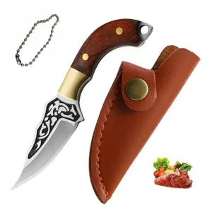 Mini Knife with Cover, 1 Count Cute Keychain Knife, Portable Knife for Unboxing & Opening Parcel, Cutting Supplies for Home & Office