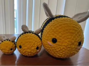 Crochet Plush bee