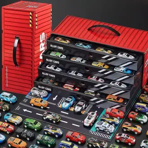 26/48-Piece Pull-Back Car Set | Mini Racing Car Toy for Boys and Girls, Perfect for Children's Day, Christmas, New Year, Birthda ,easter  Gifts, Pull-Back Car, Metal Friction Powered Toy Car