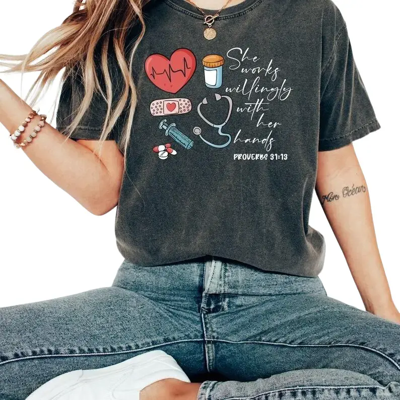 Comfort Colors Nurse Life Shirt, Nurse Appreciation Gift, RN Nurse Shirt, Registered Nurse Shirt, Nursing School Shirt, New Nurse Gift