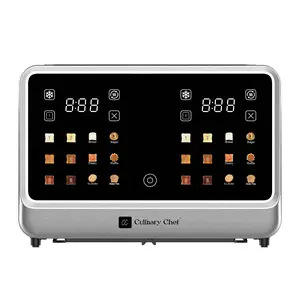 Culinary Chef, Touchscreen 4 Slice Toaster, Stainless Steel