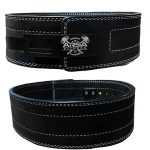 Weightlifting Support -  Arsa ProLift Suede Lever Belt  (Adjustable)