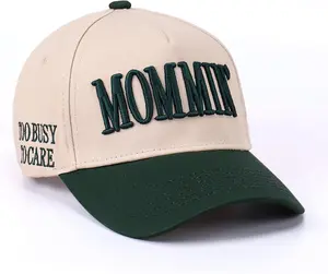 Mommin’ Embroidered Trucker Hat for Women – Ponytail Baseball Cap Adjustable Mesh Back Mom Hat, Cute Mother’s Day Gift for Mom, Wife, Stepmom, Trendy Casual Cap
