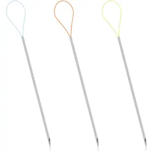 3pcs Snag Nab It Tool Snag Repair Needle Leather Craft Sewing Needles Broken Thread Repair Tools Suitable for Hand Quilting Needs