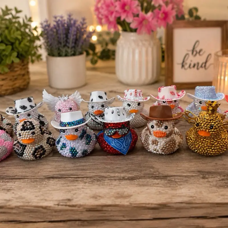 CUSTOM RHINESTONE DUCKS SUMMER COLLECTION