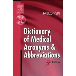 USED-Dictionary of Medical Acronyms & Abbreviations (5th Edition) by Stanley Jablonski (Paperback)
