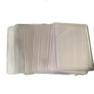 Card Toploaders - Clear Card Holders, Single Pack, Assorted Colors, Ideal for Organizing Cards