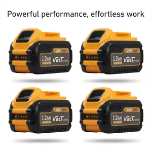 4PACKS 60V MAX 15000mAh Replace for dewalt 60 Volt Battery DCB606 DCB609 Compatible with Original 20V/60V Power Tools and Chargers