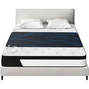 Grounding Mat for Bed Queen,Grounding Sleep Mat Kit,Sleep, Pain and Stress Relief,Grounding Mattress Pad for Bedding, Included Cord,Gift