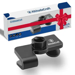 AltitudeCraft Wrench Extender Tool – Heavy Duty 1/2" Drive Breaker Bar & 21mm Hex Extension, Durable Drop-Forged Steel Hardware with Rust-Resistant Coating, Universal Compatibility for Automotive & Home Repairs