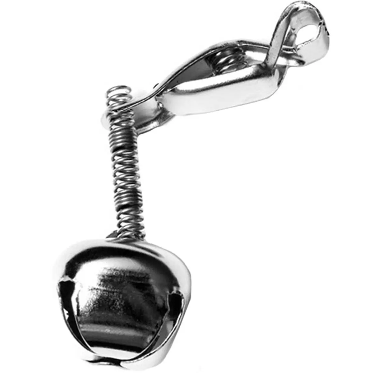 Eagle Claw Stainless Steel Fishing Bell, Clip-On Strike Alert for Fishing Rods, Rust-Proof Angler Tackle Accessory