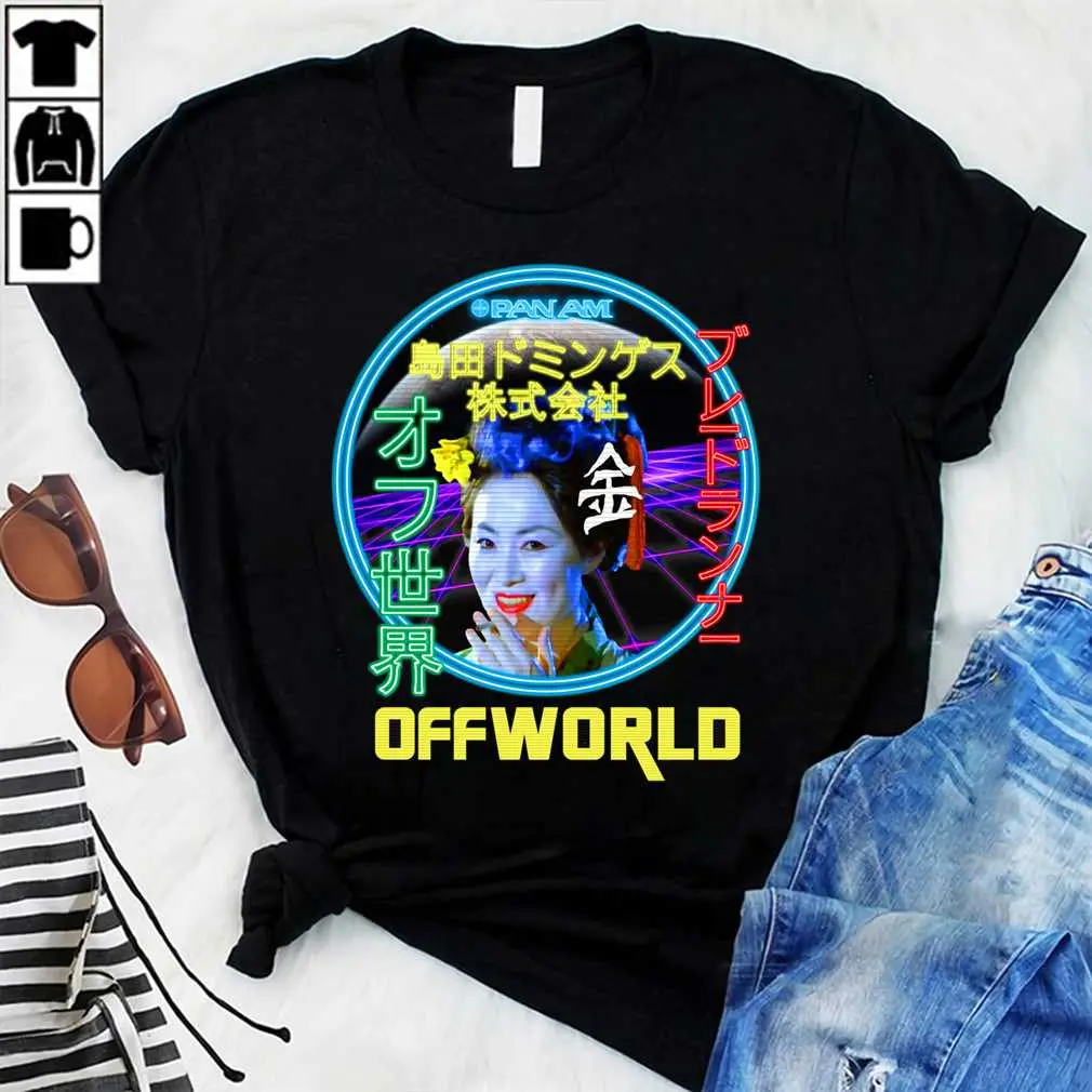 Blade Runner - Blimp Neon Spectacular  Funny T-Shirt
