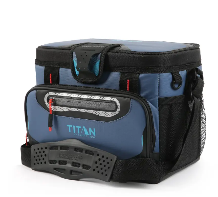 12 Can Zipperless Soft Cooler, 8 Quart, Ocean Blue