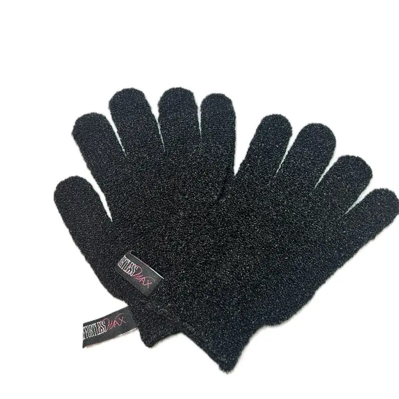 Reusable Exfoliating Bath Gloves - For Soft Skin & Preventing Ingrown Hairs - 2 Pack