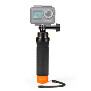 AKASO Waterproof Floating Hand Grip Compatible with AKASO Action Camera EK7000/Brave 4/Brave 7 LE/Brave 7/GoPro Hero12/11/10/ 9/Max/DJI Osmo Action, Handle Mount Accessories for Summer Water Sports