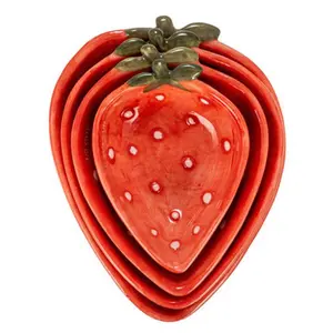 Strawberry Shaped Stacking Measuring Cups
