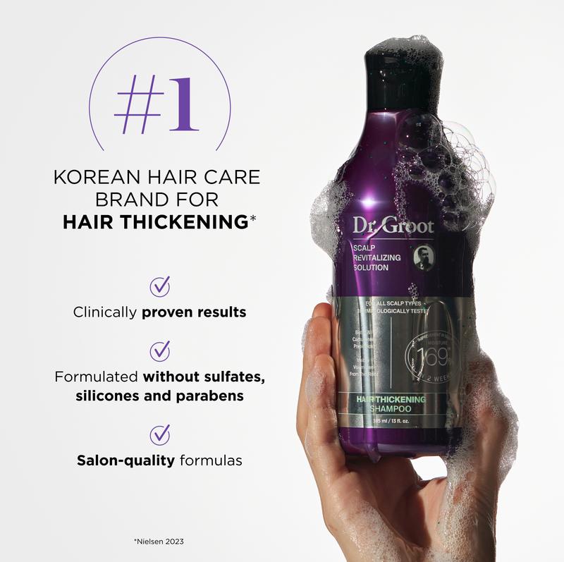 Dr. Groot Hair & Scalp Dynamic Duo Set, Korean Haircare, Hair Thickening, Biotin, Keratin