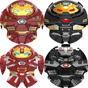 Heros Iron Tony Stark Hulkbuster Gauntlet War Machine Model MK85 Building Block Toys Bricks Gift For Kids
