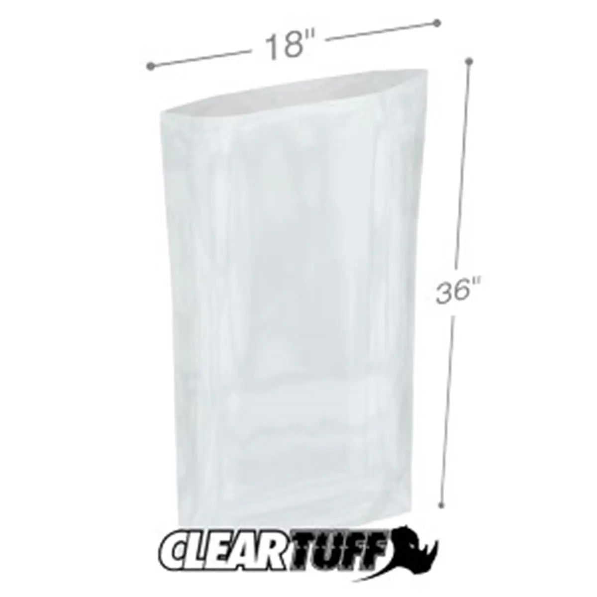 212 MAIN Industrial Recyclable Plastic Trash Bags, 18x36 in, 0.002 Gauge, Flat Seal, Multifunctional, Normal Size, Case of 250 Pcs
